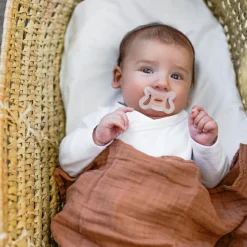 Clearance Sucette symétrique mini en silicone Zéro Zéro (0-2 mois) Sucette Nouveau-Né (0-6 Mois)