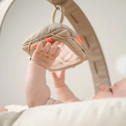 Hot Support avec cartes de motifs contrastés Deer friends Sable Livre Bébé En Tissu