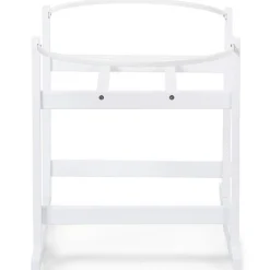 New Support de couffin à bascule en pin blanc Couffin Et Accessoires