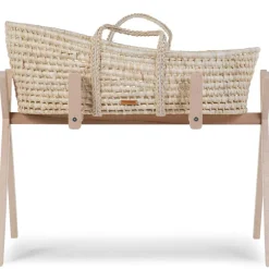 Childhome Support de couffin évolutif 2 en 1 en bois naturel