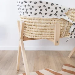 Childhome Support de couffin évolutif 2 en 1 en bois naturel