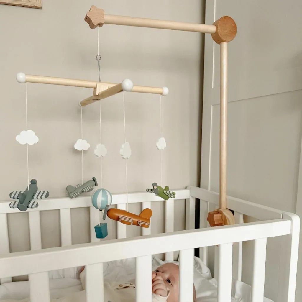 Jabadabado Support mobile en bois naturel