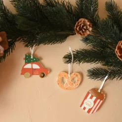 New Suspension Popcorn Noël Gourmand (personnalisable) Décoration De Noël