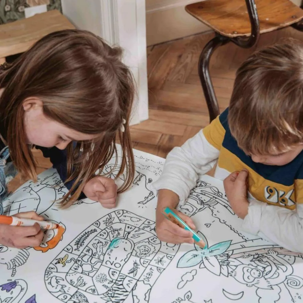 New Table à colorier Coloritable modèle Savane Dessin Et Peinture