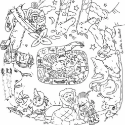 New Table à colorier Coloritable modèle Savane Dessin Et Peinture