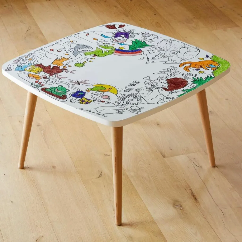 Discount Table à colorier Coloritable modèle La Forêt Dessin Et Peinture