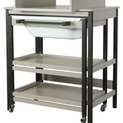 Sale Table à langer avec baignoire Smart Stone-Eboni Table À Langer