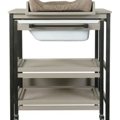 Sale Table à langer avec baignoire Smart Stone-Eboni Table À Langer