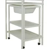 Quax Table à langer avec baignoire Basic Blanc