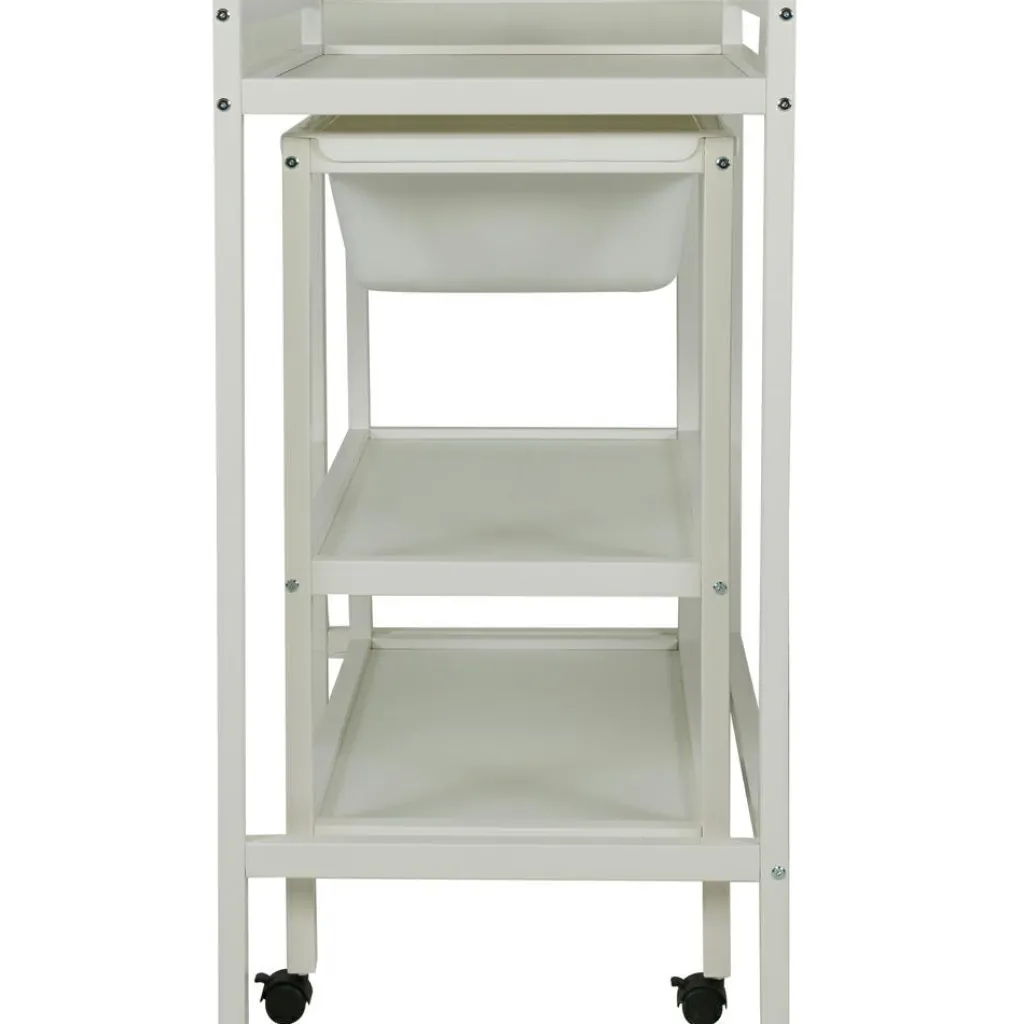 Quax Table à langer avec baignoire Basic Blanc