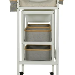 Quax Table à langer avec baignoire Basic Blanc