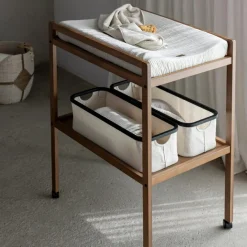 Sale Table à langer avec roulettes Mori Chataigner Table À Langer