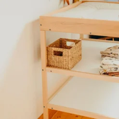 Hot Table à langer Clara XL blanc-naturel Table À Langer