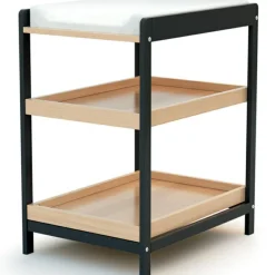 AT4 Table à langer en bois de hêtre Confort gris