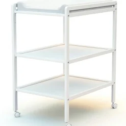 AT4 Table à langer en bois de hêtre Essentiel blanc