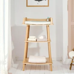 New Table à langer en bois Pago avec matelas Table À Langer