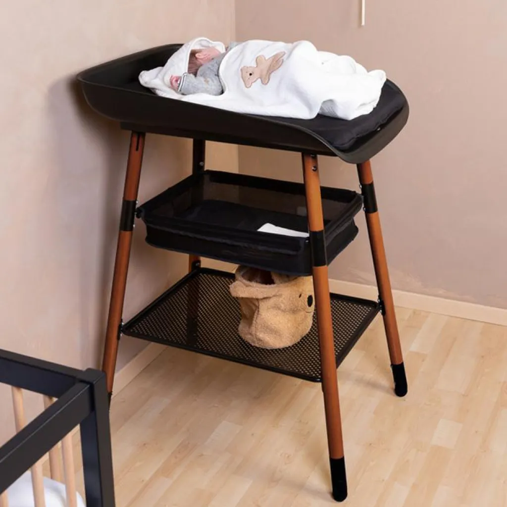 Sale Table à langer Evolux noire Table À Langer