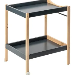 Combelle Table à langer Margot en bois hybride anthracite