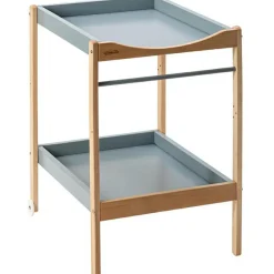 Online Table à langer Margot en bois hybride bleu gris Table À Langer