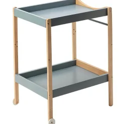 Online Table à langer Margot en bois hybride bleu gris Table À Langer