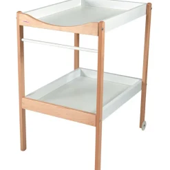 Clearance Table à langer Margot en bois hybride blanc Table À Langer