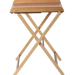 Combelle Table à langer pliante Jade bois massif hybride vieux rose