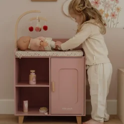 New Table à langer pour poupée en bois Accessoires Poupée