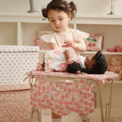 Table à langer pour poupée Rose anglaise Accessoires Poupée