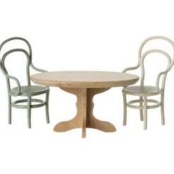 Maileg Table à manger ovale Souris Nature