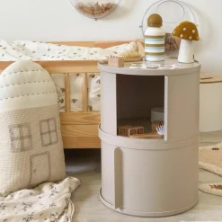 Online Table de chevet 2 en 1 Damien Sandy (33 cm) Meuble D'Appoint