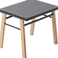 Best Table d'enfant en bois Gabriel hybride anthracite (50 x 40 cm) Table