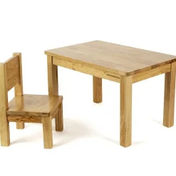 Pioupiou et Merveilles Table d'enfant en bois massif (1-4 ans) - Reconditionné