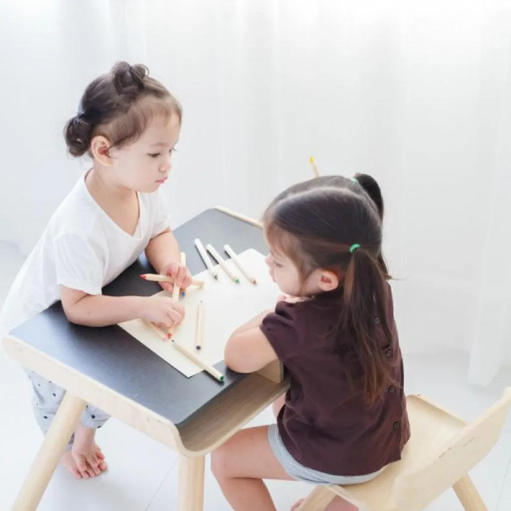 Plan Toys Table et chaise en bois
