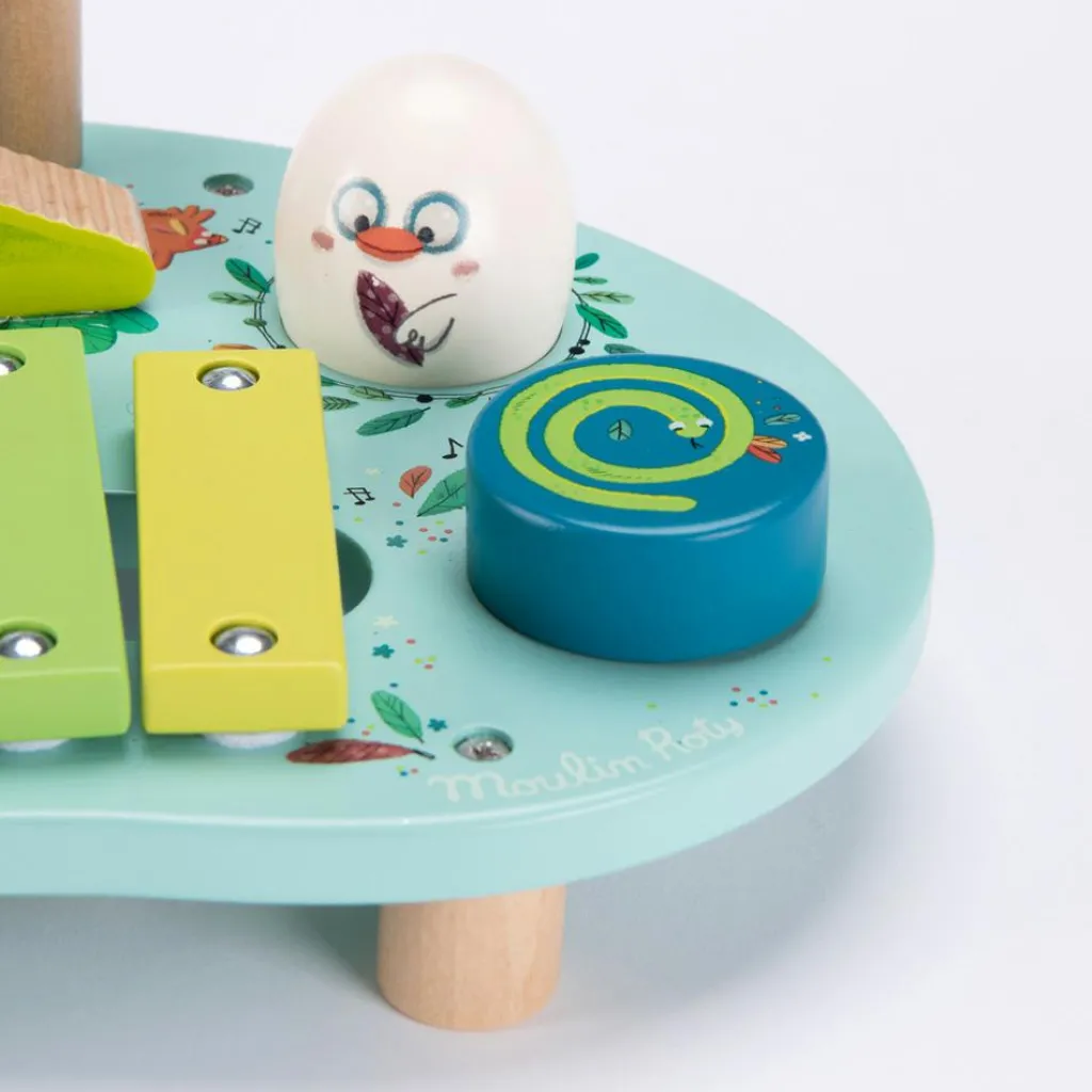 Table multi-activités musicales Dans la jungle Centre D'Activités