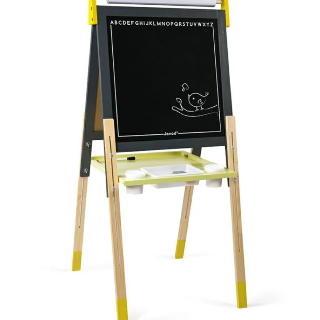 Discount Tableau à dessin réglable gris et jaune Dessin Et Peinture