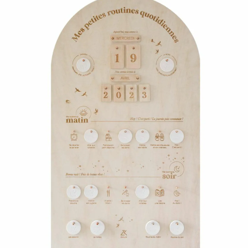 Zakuw Tableau à suspendre mes petites routines