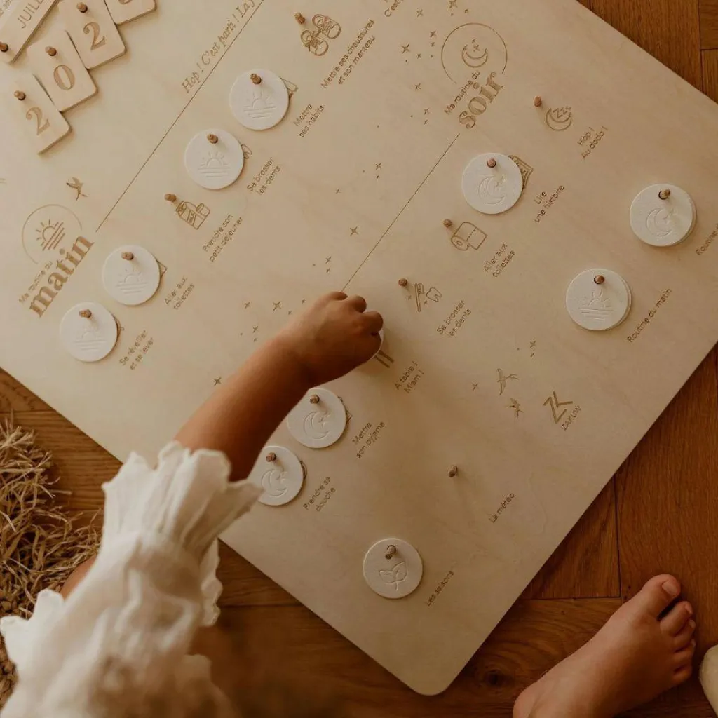 Zakuw Tableau à suspendre mes petites routines