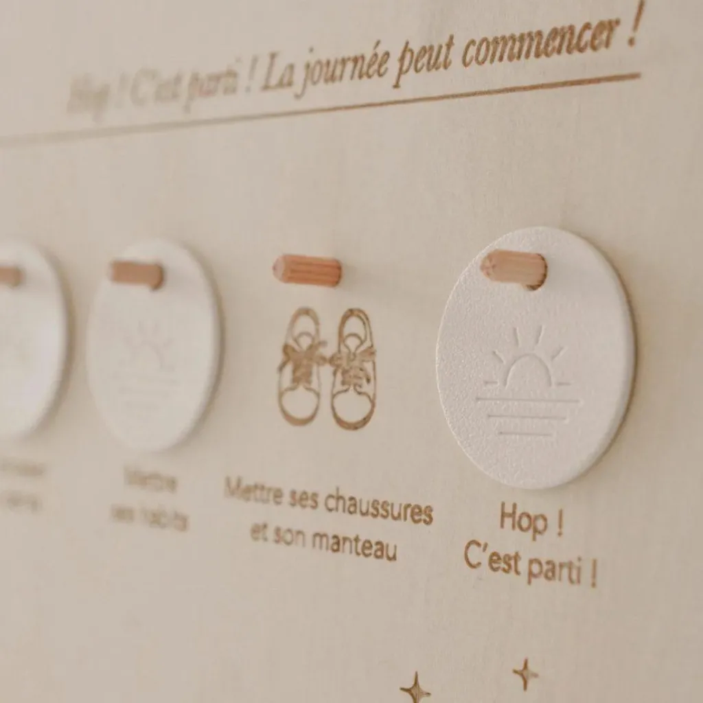 Zakuw Tableau à suspendre mes petites routines