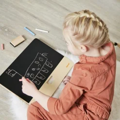 Janod Tableau ardoise noir intemporel