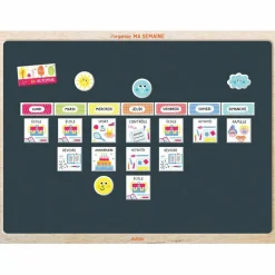 Auzou Editions Tableau magnétique J'organise ma semaine