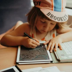 KIDYWOLF Tablette à dessin KIDYDRAW-MINI Animaux orange