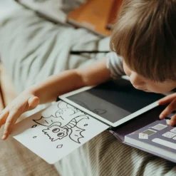 KIDYWOLF Tablette à dessin KIDYDRAW-MINI Animaux orange