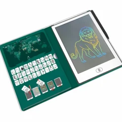 KIDYWOLF Tablette à dessin KIDYDRAW-MINI Animaux autour du monde vert