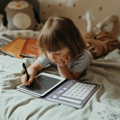 KIDYWOLF Tablette à dessin KIDYDRAW-MINI Dinosaures rouge