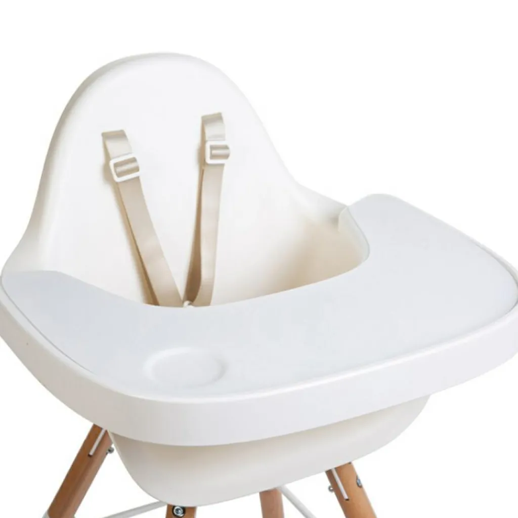 Outlet Tablette de repas amovible + protection pour chaise haute Evolu 2 ou Evolu One.80° blanc Accessoires Chaise Haute