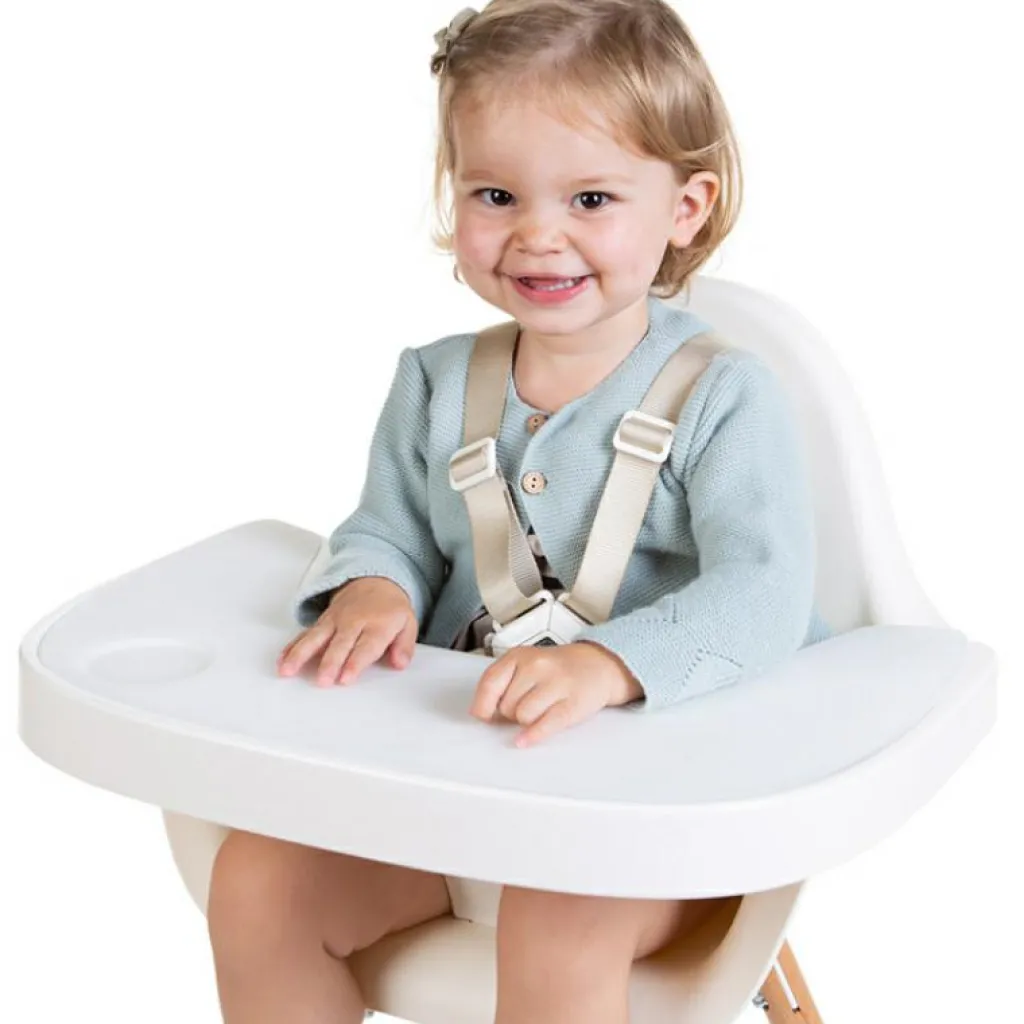 Outlet Tablette de repas amovible + protection pour chaise haute Evolu 2 ou Evolu One.80° blanc Accessoires Chaise Haute