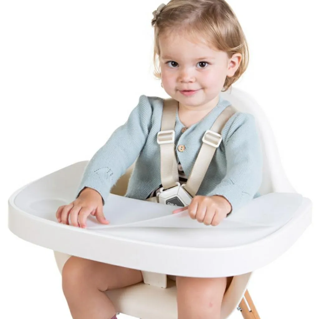 Outlet Tablette de repas amovible + protection pour chaise haute Evolu 2 ou Evolu One.80° blanc Accessoires Chaise Haute