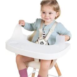 Outlet Tablette de repas amovible + protection pour chaise haute Evolu 2 ou Evolu One.80° blanc Accessoires Chaise Haute