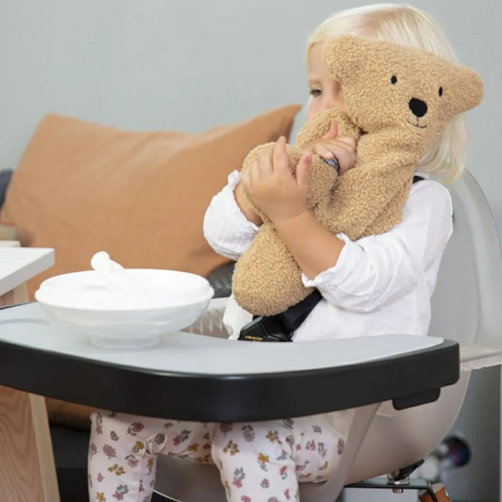 Childhome Tablette de repas amovible + protection pour chaise haute Evolu 2 ou Evolu One.80° noir