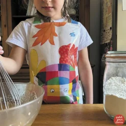 Hot Tablier en toile cirée Elmer Enfant Tablier Enfant